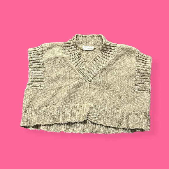 Krista Larson Tops - Krista Larsen Knit Cropped Vest Tank